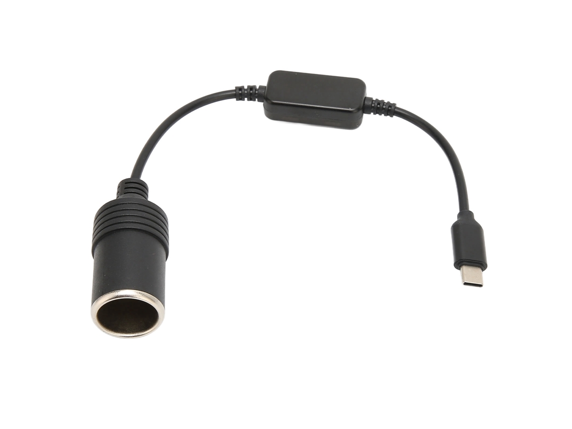 Adaptador USB C de 5 V a 12 V para encendedor de cigarrillos