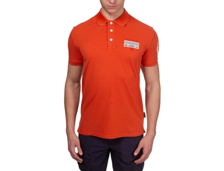 Polo de Hombre NAPAPIJRI Algodón Naranja (3XL)