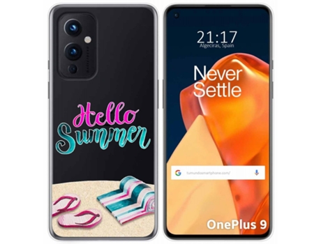 Carcasa OnePlus 9 5G TUMUNDOSMARTPHONE Dibujos Transparente Multicolor
