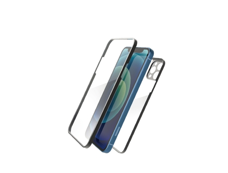 Protector de Pantalla para iPhone 13 Pro TIGER Vidrio Templado Negro