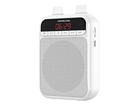 Amplificador de voz K15 Emparejamiento automático sensible Tiempo de espera largo Compatible con Bluetooth Megáfono de voz sin pérdidas 5.0 UHF par...