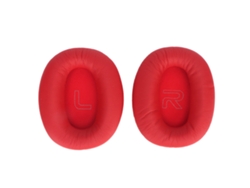 Almohadillas de espuma de cuero sintético para auriculares Edifier W820BT W828NB, color rojo CHABERLU