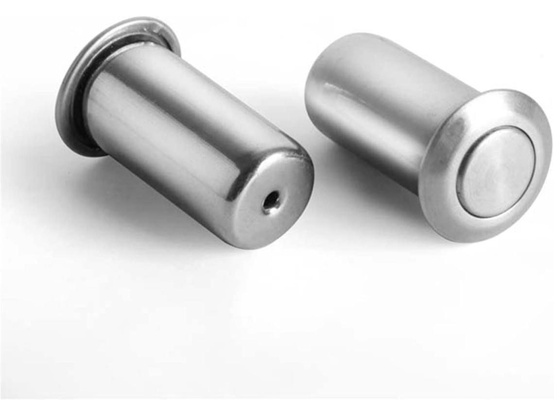 Pestillo Invisible Amazwi Para Puertas Oculto De Acero Inoxidable Con Accesorios 1 Pieza (color: ) 1,5 Cm