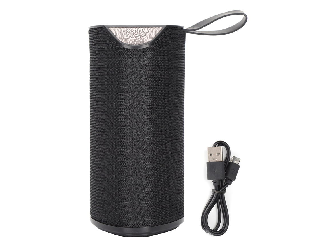 Altavoz Bluetooth Inalámbrico Portátil Con Radio Fm, Manos Libres, Sonido Estéreo Hifi, Usb Y Ranura Para Tarjeta De Memoria.