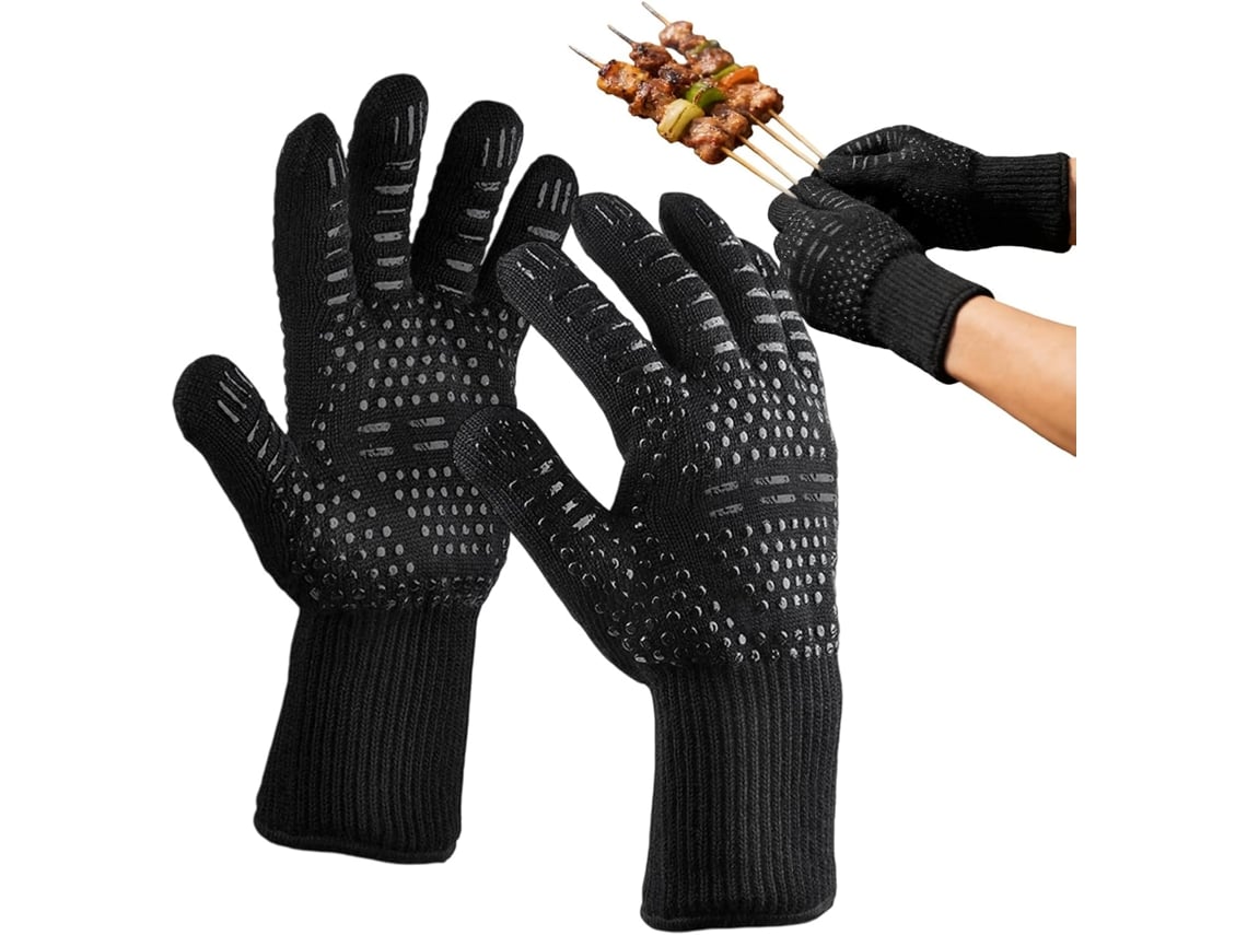 Guantes Ignífugos Para Horno, Ideales Para Cocinar, Barbacoas, Chimeneas, Acampadas, Fogatas, Para Hombres Y Mujeres,