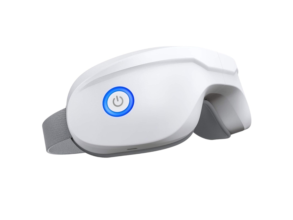 Masajeador de ojos con calor, máscara de ojos calentada con música Bluetooth, masajeador Facial, cuidado de los ojos, regalo para YEMAESRE