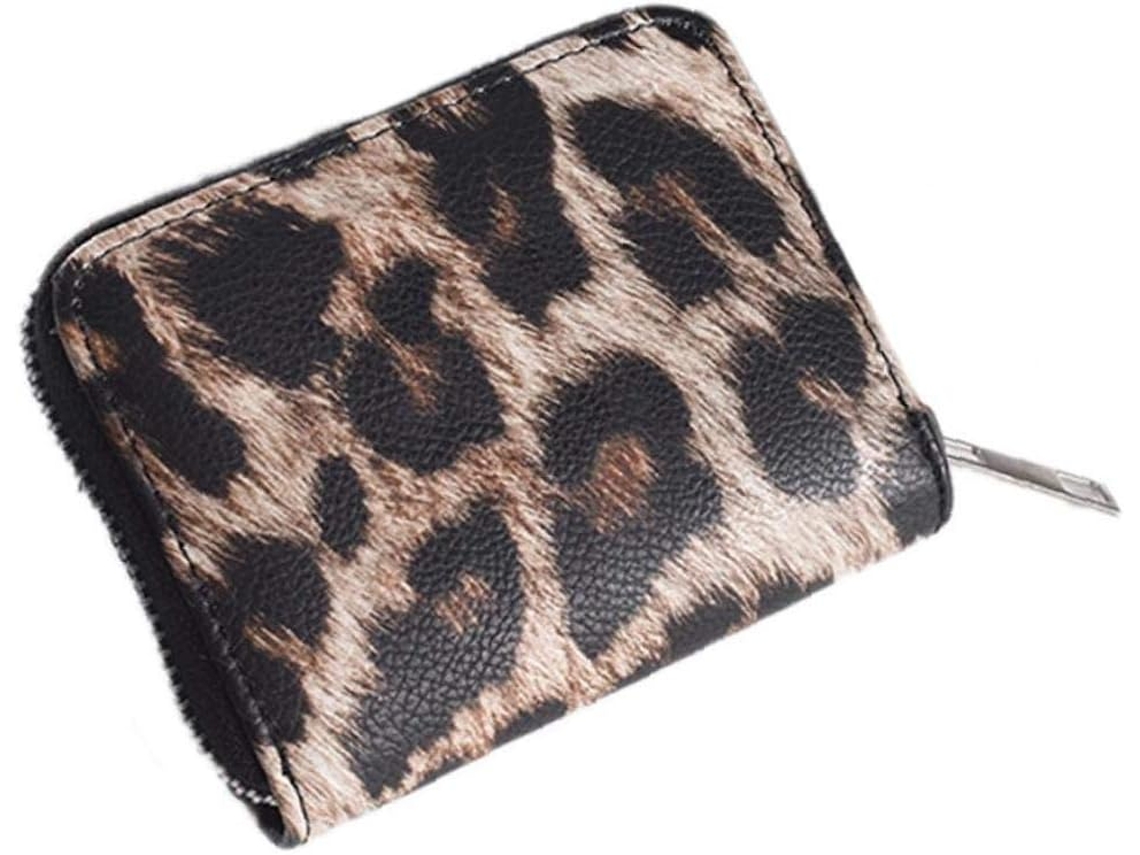 Cartera De Mujer En Cuero Con Estampado De Leopardo - Estilo 2