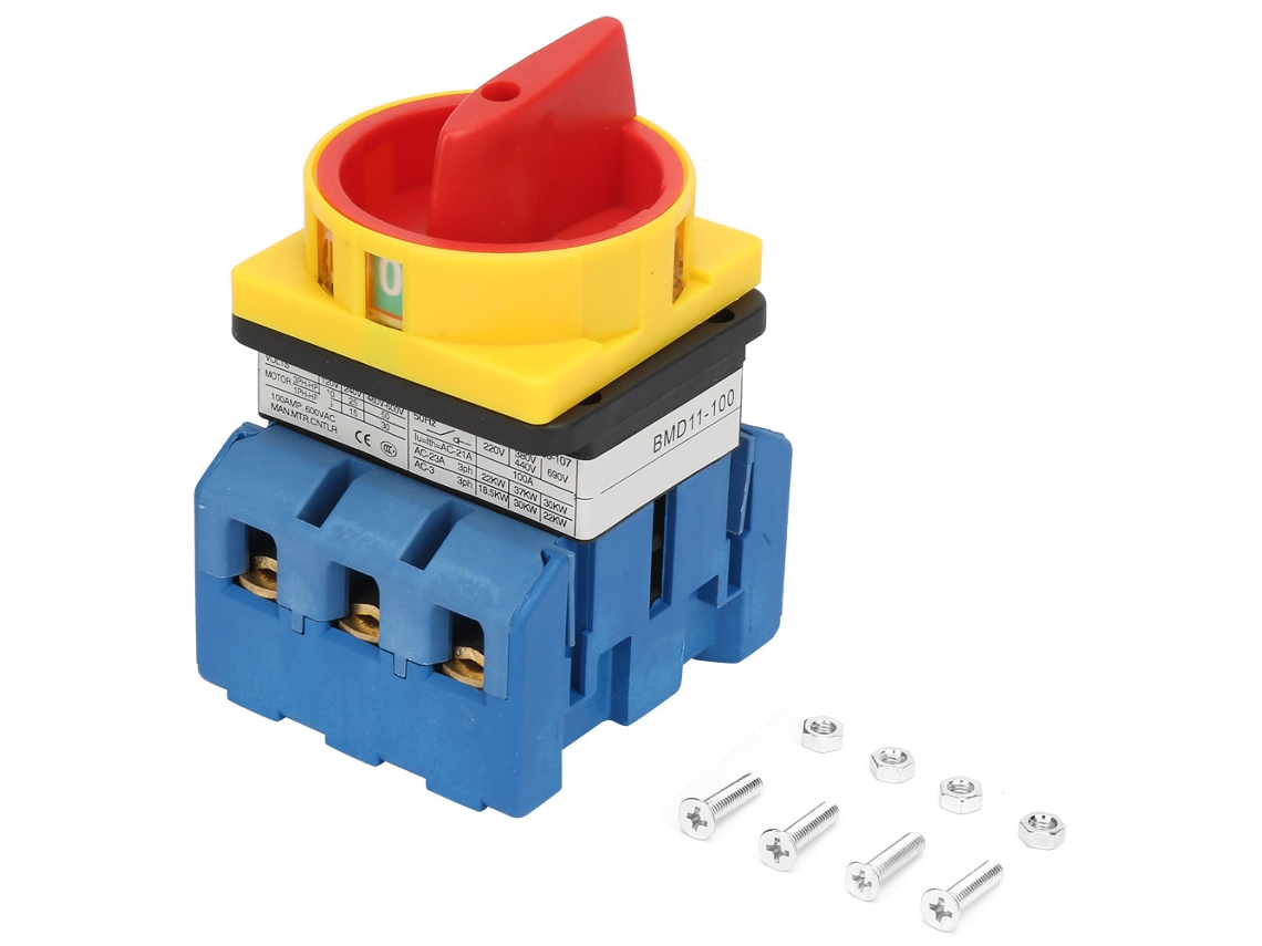 Disjuntor de Carga 3P 100A Chave Rotativa 440V S/MARCA