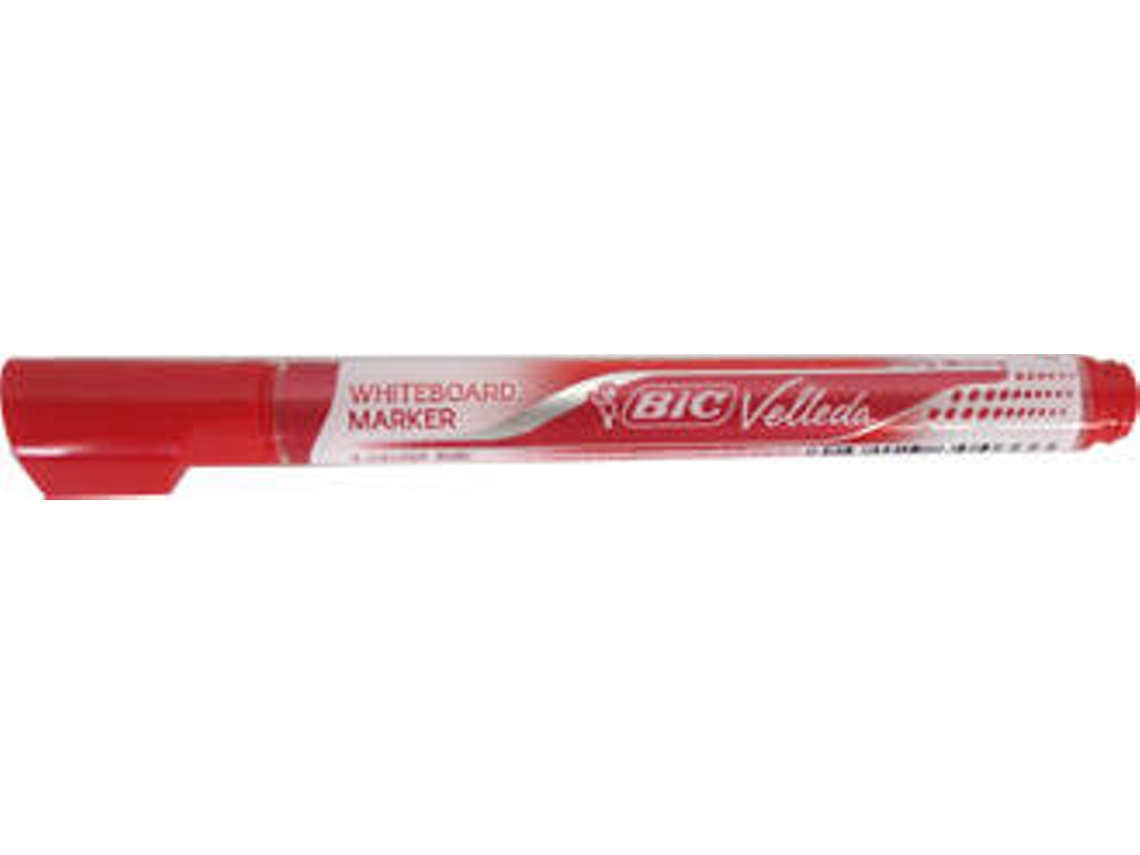 Marcador para Pizarra BIC Velleda (Rojo - Puenta de 2.2 mm)