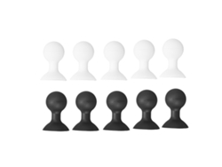 10 Soportes Universales De Goma Para Puertas De Lavadoras De Carga Frontal