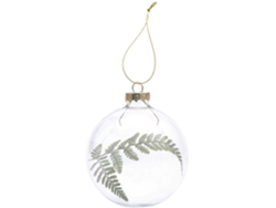 Bola de cristal decorativa - helecho seco