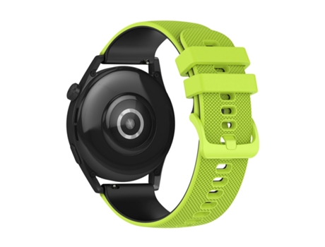 Pulsera Huawei Watch GT3 46mm Silicona Bicolor Texturizada Lima / Negro AVIZAR