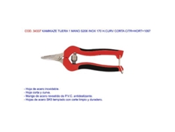 Kamikaze tijera 1 mano s206 inox 170 h.curv corta citr+hort 1097
