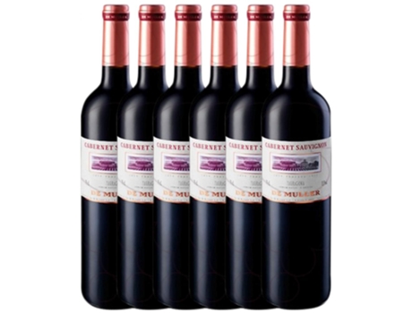 Vino DE MULLER De Muller Cabernet Sauvignon Tarragona Crianza (0.75 L - 6 unidades)