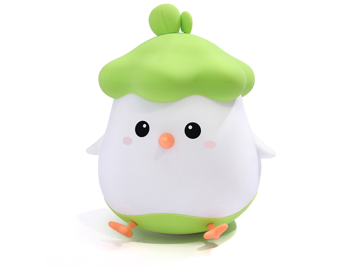 Rebe-lámpara Nocturna Led Cute Con Control Por Toque Recargable Forma De Pollo Vegetal Para Niños Dormitorio