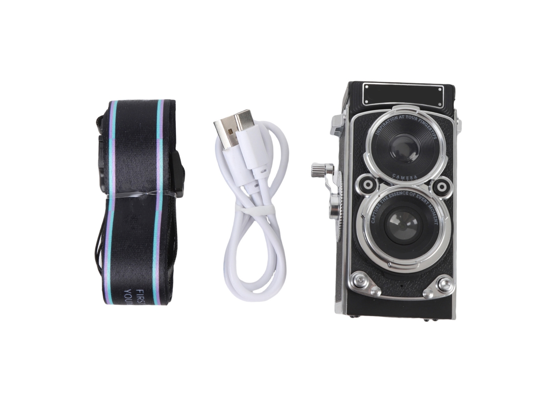 Cámara Digital Mini Retro Portátil Twin Lens Reflex 1080p Full Hd 12mp Autofoco
