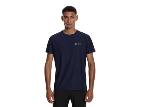 Camiseta de Hombre BERGHAUS Tech Crew Montaña Azul (M)