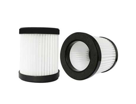 Filtro publicitario para aspiradora de mano inalámbrica Moosoo Xl-618A, filtro Hepa, negro y blanco