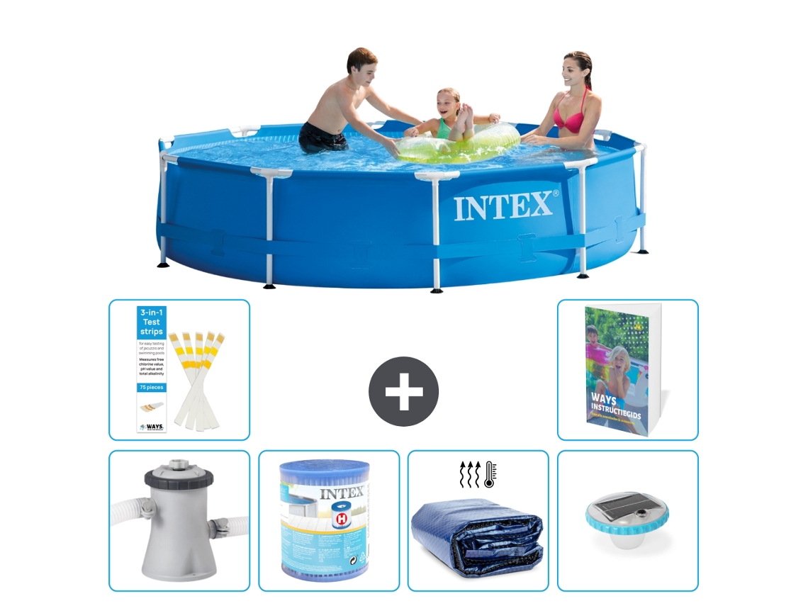 Intex Piscina Com Estrutura Redonda - 305x76 Cm - 7-peças S275