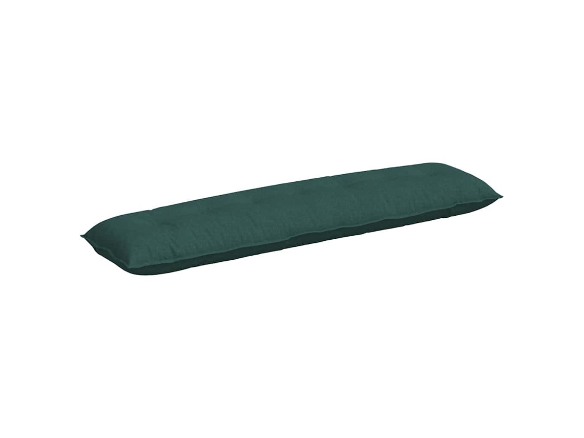 Cojín De Espalda Verde Oscuro 200 X 19 X 50 Cm Tela