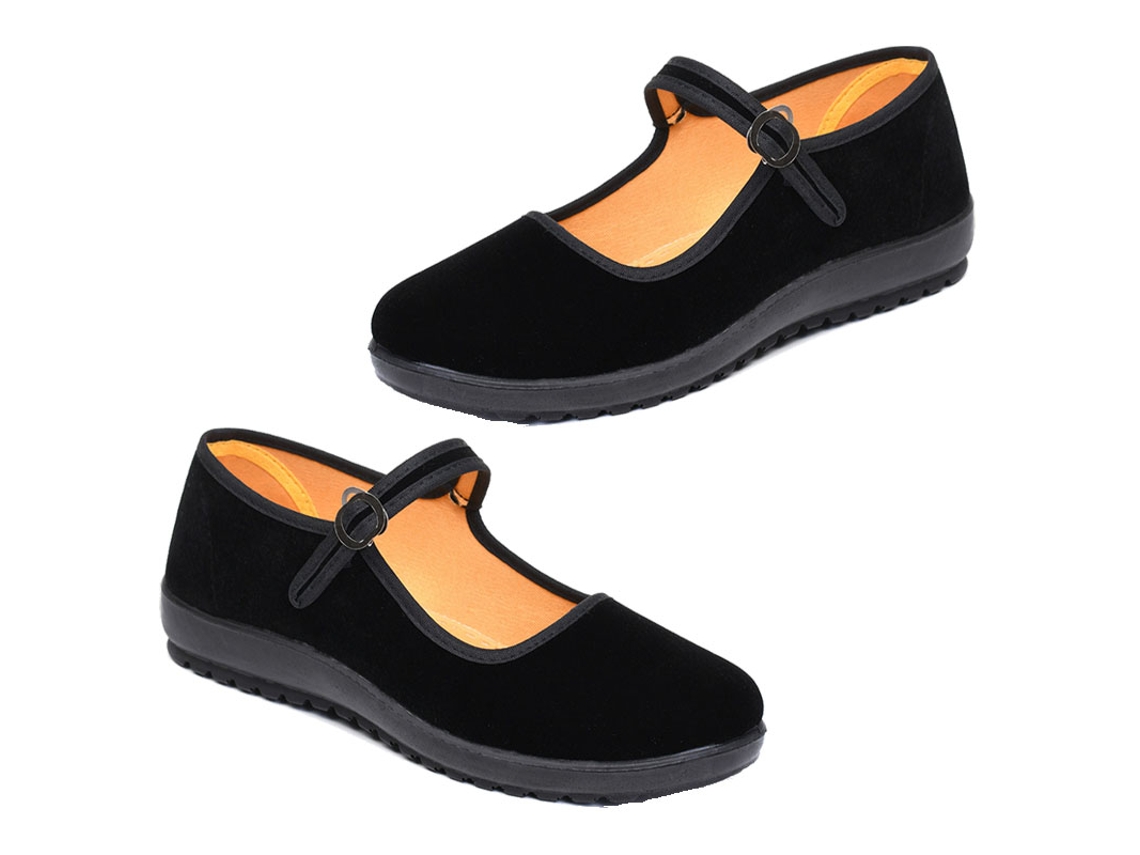 Zapatillas De Tela Para Tai Chi Kung Fu De Beijingers, Negras, Suela Blanda, Ligeras, Cómodas, Talla 36 Eu