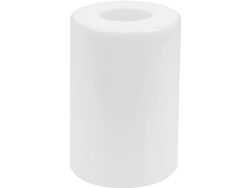 Homestarter En Vidrio Blanco Tubular Recto Con Iluminación Suave Y Decoración Elegante