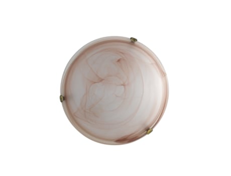 Lámpara de techo DUNA en cristal tabaco 50 cm