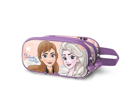 Frozen 2 Yourself Estuche Portatodo 3D Doble, Rosa