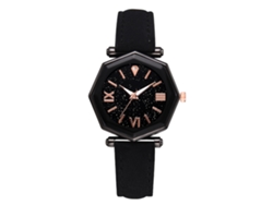 Reloj De Pulsera De Cuarzo Para Mujer Con Correa De Piel Sintética, Estilo Sencillo Y Moderno.