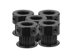 5 Piezas Polea De Corredera De Aluminio 2gt 6mm Ancho 20 Dientes 8mm Orificio Para Impresora 3d