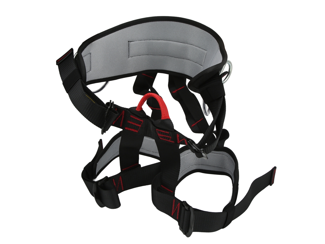 Arnés De Seguridad De Media Cintura Con Soporte Lumbar Para Trabajos En Altura Y Escalada En Roca.
