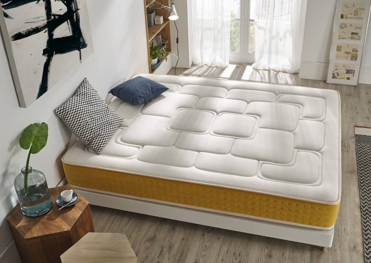 Colchón MATRIS Elite Gold H21 (105x200 cm - HR y Viscoelástica)