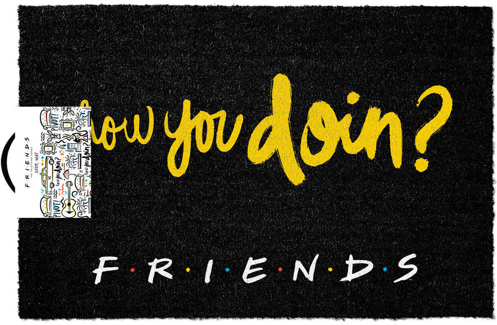 Alfombra de Puerta FRIENDS How You Doin'?