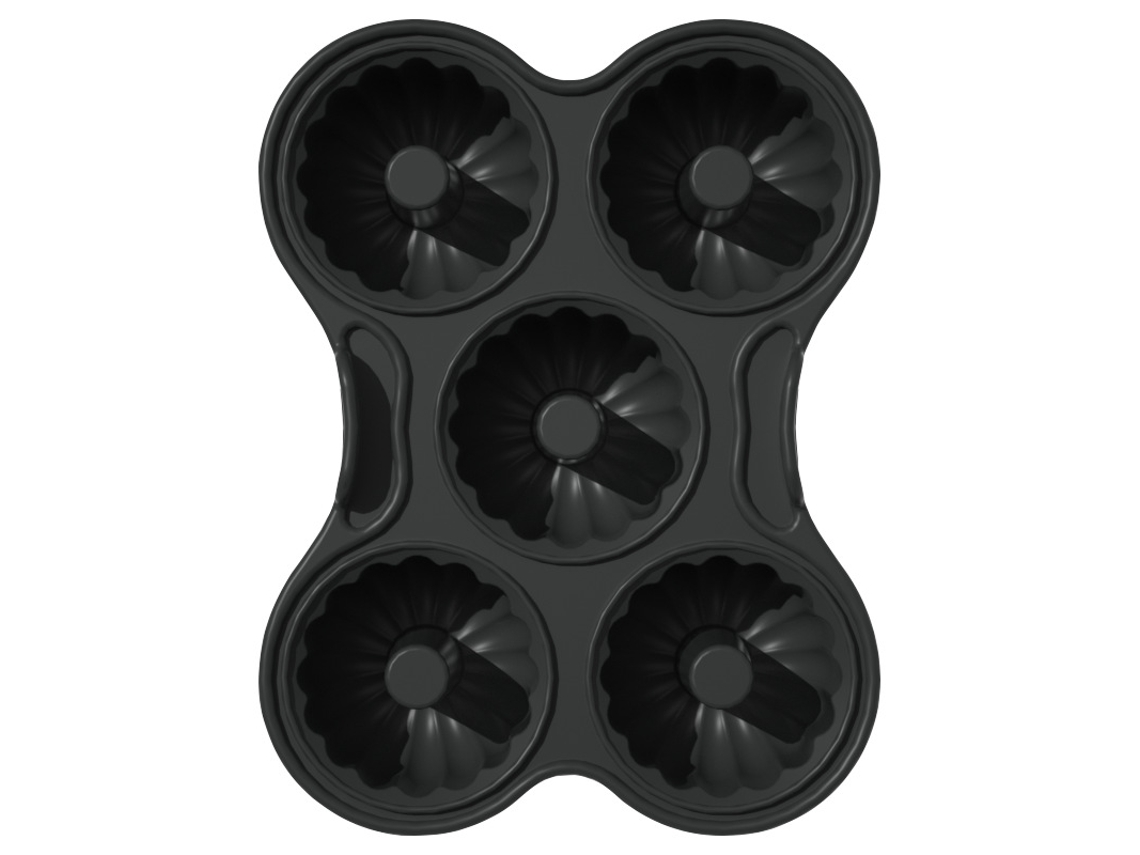 Juego de 2 moldes de silicona para freidora de aire eléctrica, antiadherentes y reutilizables.