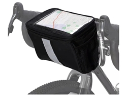 Bolsa térmica impermeable para manillar de bicicleta con soporte para teléfono con pantalla táctil Zxcb240331 9zzy Negro SAISIYIKY