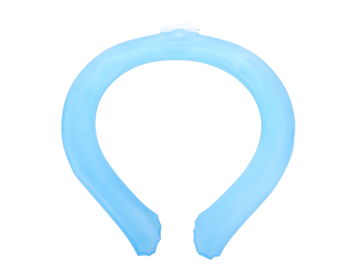 Tubo De Enfriamiento Para El Cuello Reutilizable Con Cristales De Hielo Para Actividades Al Aire Libre En Verano - Azul