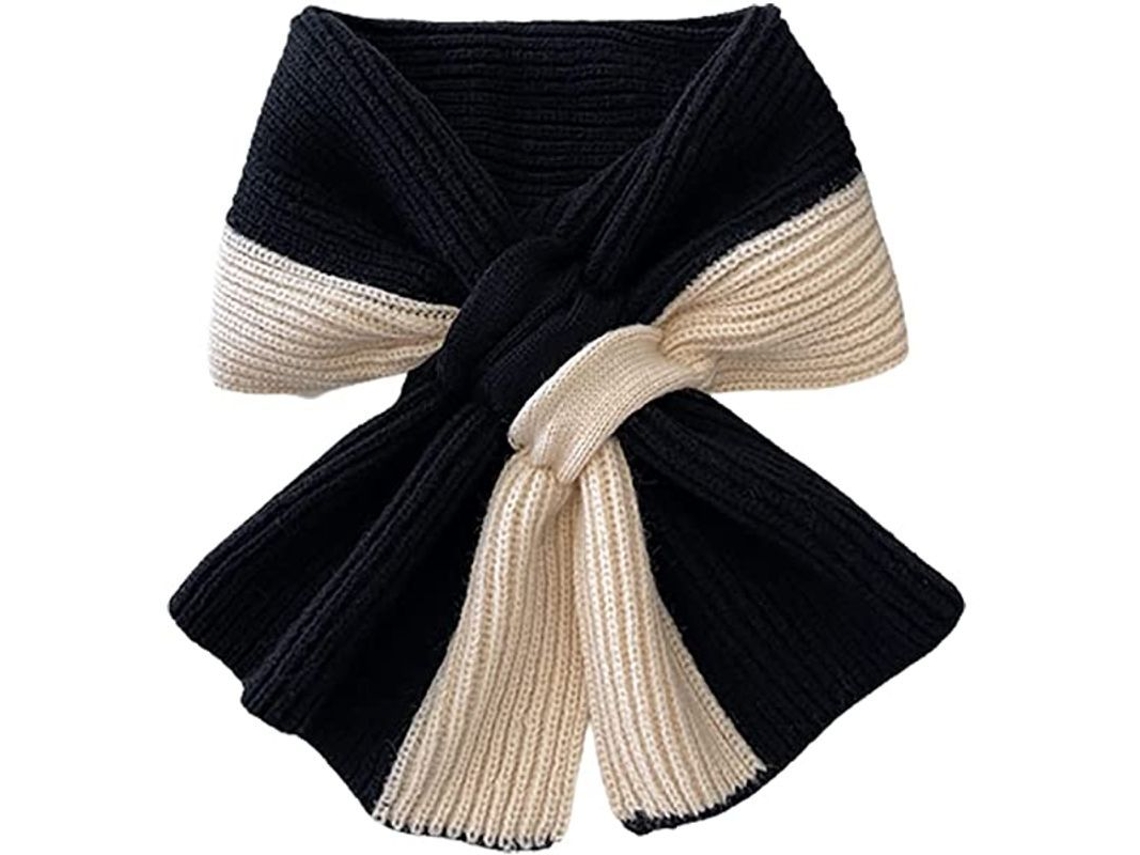Bufanda De Invierno Y Otoño Para Mujer, Chal De Punto Cálido, Poncho Nuevo, Ligero Y A La Moda.