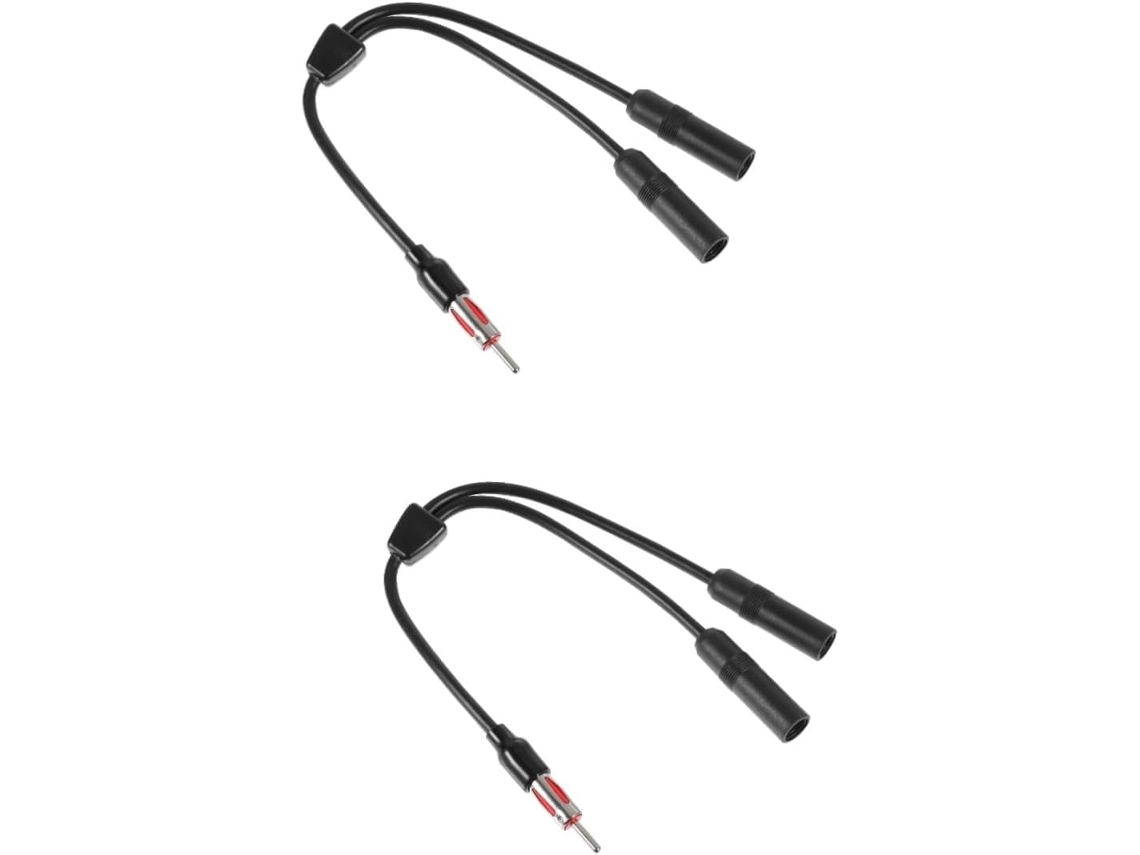 Adaptador De Antena Para Automóvil, 2 Piezas, Macho A Hembra, Cable De Recepción De Radio Para Coche.