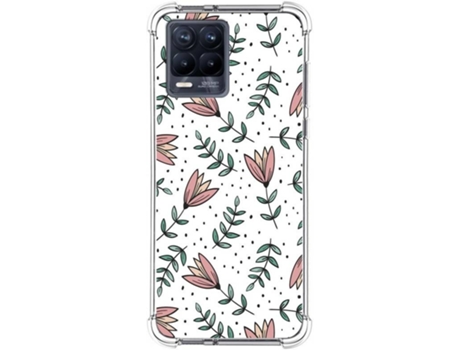 Carcasa Realme 8 4G TUMUNDOSMARTPHONE Dibujos Antigolpes Flores 01 Multicolor