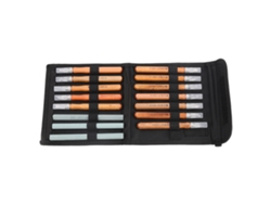 Juego de 15 herramientas para grabado en madera con hojas para tallar y trabajar la madera.