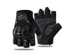 Guantes De Ciclismo De Medio Dedo Para Hombre, Transpirables Y Resistentes Al Desgaste, Guantes Tácticos Negros/m Digitallab