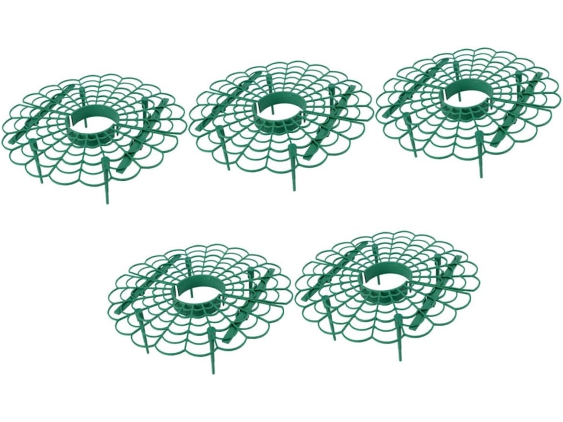 Soporte Para Plantas De Fresa Inoomp De 5 Piezas, Fabricado Con Material Robusto. Soporte Óptimo Para Fresas En Balcón