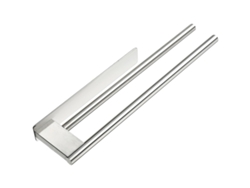 Toallero Sin Taladros, Acero Inoxidable, 2 Brazos NEVEANCE