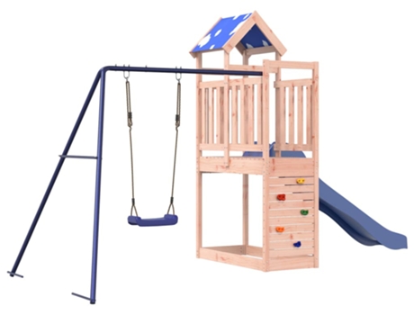 Parque Infantil De Exterior VIDAXL Marrón Madera