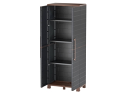 Armario alto WELLHOME, 68x37x169cm, fabricado en polipropileno reciclable.