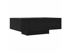 Mesa De Centro | Mesa De Café | Mesa De Salón Roble Negro 85 X 55 X 31 Cm