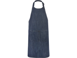 Delantal KARIBAN Bolso Largo (Azul - Algodón - 90 x 31.5 cm)