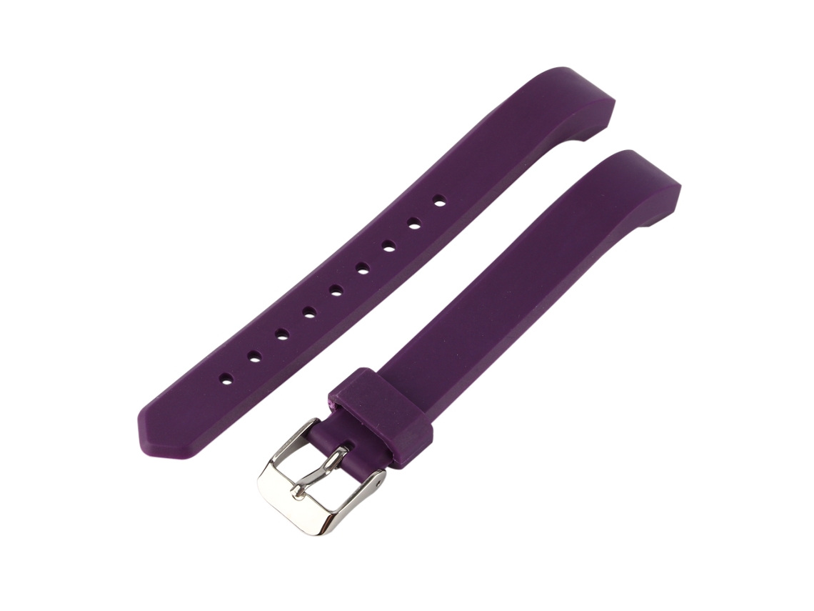 Pulsera Inteligente (hebilla De Color Sólido, Segmentada) Para Fitbit Alt, Morado Oscuro Suave