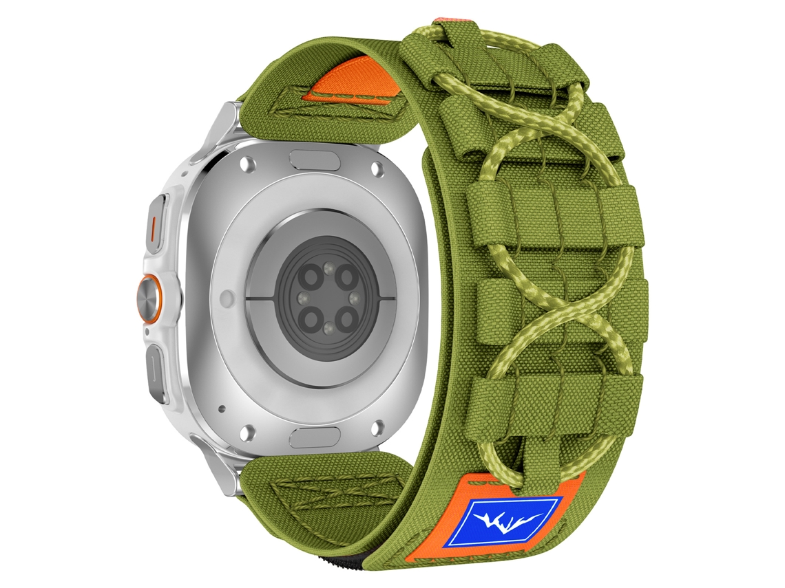 Pulsera para Samsung Galaxy Watch Ultra 47 mm Verde Plata XIAOMOYU