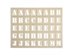 120 letras de madera para tablero - 3 x 2.4 cm